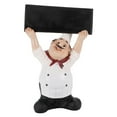 thumbnail image 1 of Résine Chef Décoration Rétro Hand Up Chef Exquis Bienvenue Signe Ornement Fadeless Chef Figure, 1 of 8