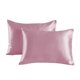 thumbnail image 1 of Nvzi 3 fundas de almohada de seda sintética Comienza tu noche de ensueño con esta funda de almohada cómoda y transpirable de 20,08 x 35,83 pulgadas (arena de guisante), 1 of 5