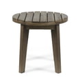 thumbnail image 3 of Susan Outdoor 2 Seater Acacia Wood Chat Set, Gray and Dark Gray, 3 of 7