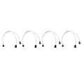 thumbnail image 3 of 4pcs PWM Fan Extension Cable 4 Pin Silver Coated Copper Wire PC Fan Extension Cable for PC Cooling Fan 1 to 2 Splitter, 3 of 14