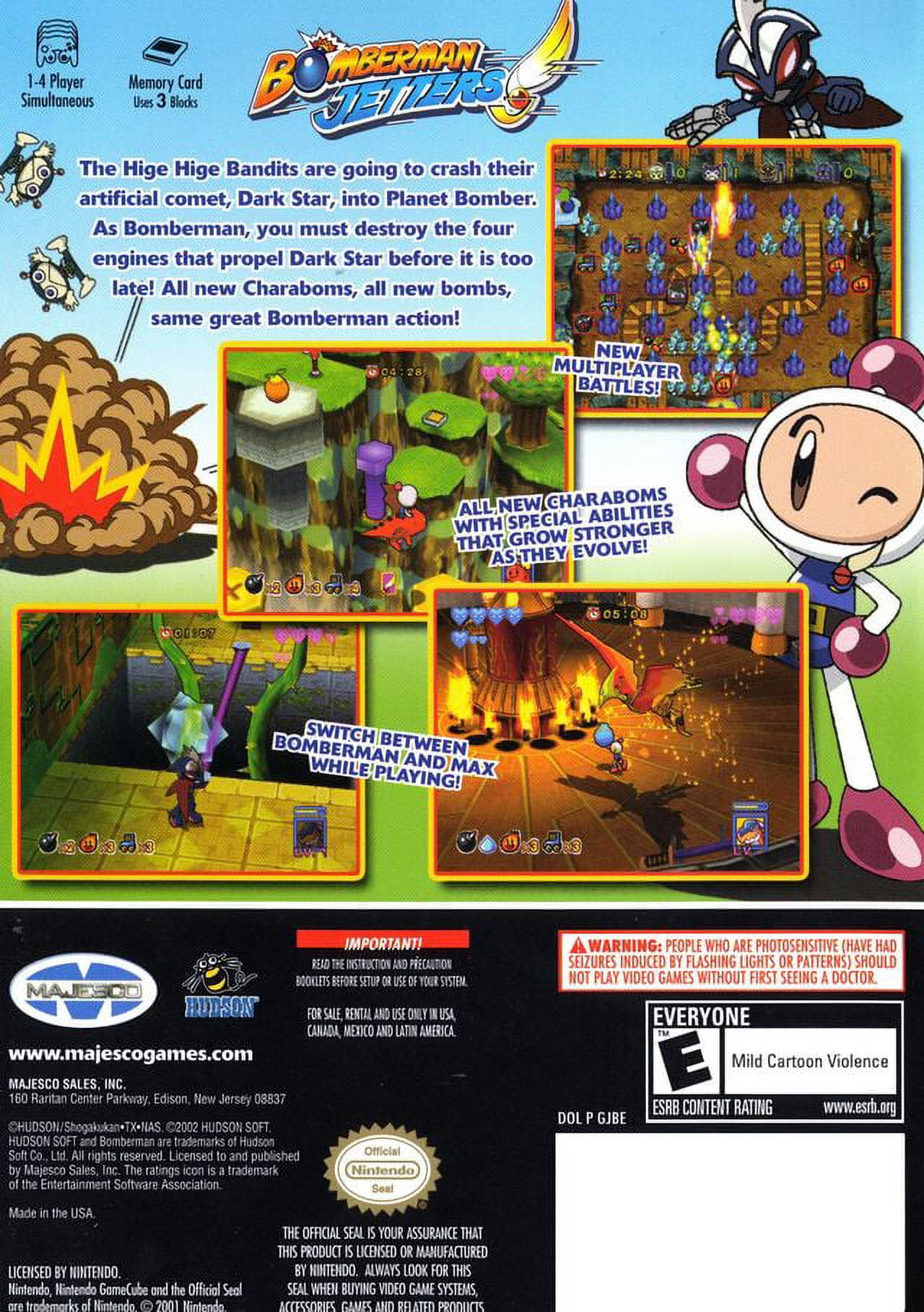 Bomberman Jetters  (PS2) Gameplay 