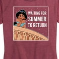 thumbnail image 3 of Disney Princess - Waiting For Summer - Women's Short Sleeve Graphic T-Shirt, 3 of 5