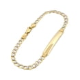 thumbnail image 2 of Esclava Barbada Diamantada 21 cm 5 mm Oro Sólido 14k, 2 of 3