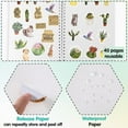 thumbnail image 3 of Reusable Sticker Book Blank Pages A5 Size 40 Sheets Stickers Storage Keeper Snow Mountain Forest Cover for Adults Release Paper Labels Organizer, 3 of 9