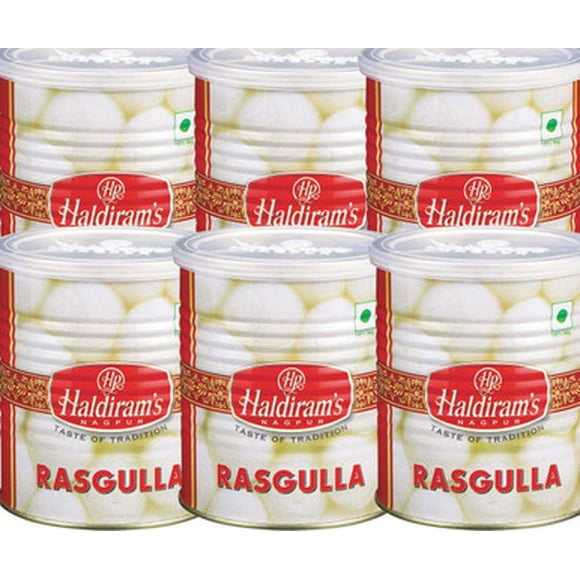 HALDIRAM Indian Sweets Rasgulla 1 kg/2.2lbs (6/case)