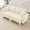 Beige, variant on Boucle Fabric Loveseat Sofa with Distinctive Shell-shaped Armrests,2-Seater Couch with 2 Soft Pillows,Thickened Cushions and Cylindrical Legs,Small Couch for Living Room Bedroom Office,Dark Gray