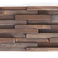 thumbnail image 4 of Stone Ten Teak 3D Wall Panels - Boho Backsplash Shiplap Boards (48, Shaded), 4 of 4