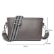 thumbnail image 3 of Bolso Hombro Piel Vaca Primera Capa Bolso Cruzado Casual para El (gris), 3 of 6
