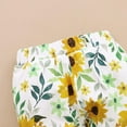 thumbnail image 6 of Eleanos 3-piece Newborn Clothing Kids Girls Sun flower Printed Romper, 6 of 6