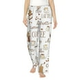 thumbnail image 2 of Lsque Coffee Print Women's Pajama Pants, Lounge Pant - Comfortable Home Wear,Elastic Waistband, Stylish Design-XX-Large, 2 of 9