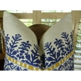 thumbnail image 2 of Thomas Collection Embroidered Aztec Blue White Yellow Tribal Pillow - 11071, 2 of 5