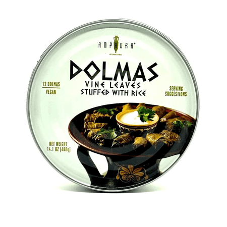 Amphora Stuffed Grape Leaves Vine Leaves Stuffed with Rice 14.1 oz