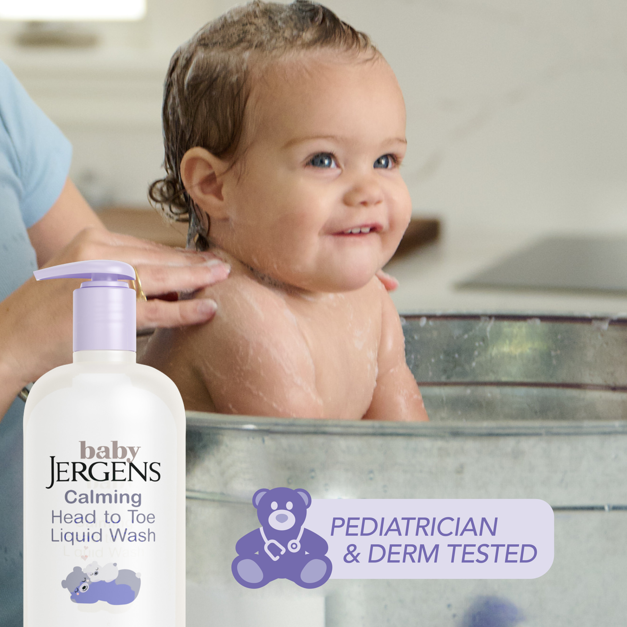 Baby Jergens Calming Head to Toe Liquid Baby Wash, 20 fl oz photo 5