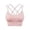 Pink, variant on Dry Running Underwear Woman Shockproof Size Large With String Bras Quick Fitness Bras Dry Shockproof Large Size Running Quick Fitness Woman With String Underwear White M