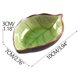 thumbnail image 3 of Set de mini platos de cerámica | Platos para condimentos estilo japonés | Pequeños cuencos para salsas para cocina, sushi, té, vajilla para el hogar | Forma de hoja, base antideslizante, esmalte, 3 of 4