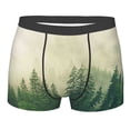 thumbnail image 5 of Uemuo Fog Forest Pattern Men's Boxer Briefs,Trunk Anti-Chafing,Comfortable, Durable, and Stylish Underwear-, 5 of 9
