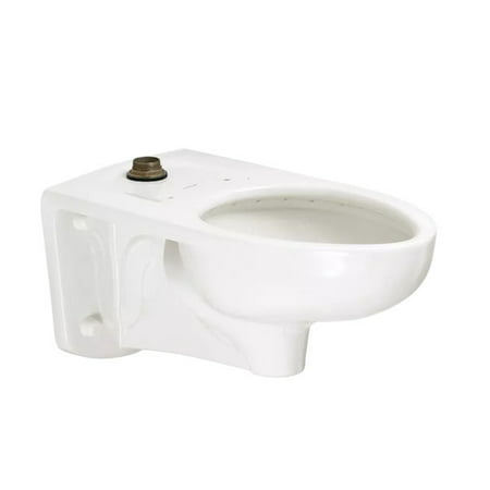 American S 3351101M057.020 White Afwall Wall Mounted Toilet with Elongated