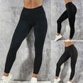 thumbnail image 5 of Mallas deportivas para mujer, pantalones de yoga con bolsillos, pantalones deportivos para correr, ropa deportiva elástica, pantalones deportivos de talla grande para mujer, 5 of 5