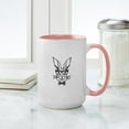 thumbnail image 4 of CafePress - Cute Hipster Easter Bunny Mugs - 15 oz Ceramic Large White Novelty Mug, 4 of 4