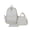 Olive Green 420*300*150, variant on Floral Lace Nylon Daypack Bundle with Lunch Tote & Pen Case, 3-Piece Preppy Academy Rucksack Combo for Travel & Daily Use (White)