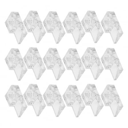 LAMIRO 25 Sets Heavy Duty Mirror Clips Mirror Holder Clips Clear Plastic Mirror Holders Mirror Mounting Clips For Wall Mounting Wardrobe Glass