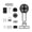 Titanium Silver, variant on YIFAEUX Adjustable Bike Computer Mount Front Cycling Computer Extension Bracket Road Bikes Integrated Handlebar Computer Holder for Garmin Cateye Bryton