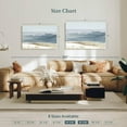thumbnail image 4 of Elephant Stock Soft Coastlines I Wall Art - Horizontal Canvas Wall Art - Living Room Wall Decor - Abstract Canvas - Blue And White Decor By Lanie Loreth - 39" x 26", 4 of 8