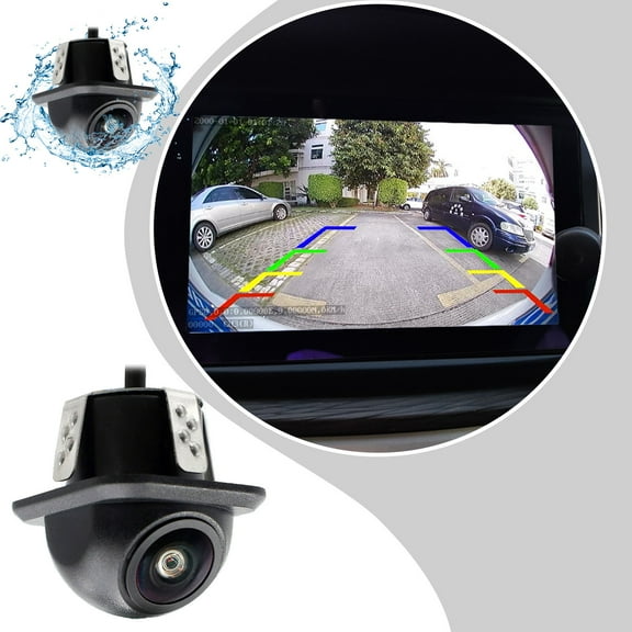 AHD Backup Camera – IP68 Waterproof 170° Wide Angle Reverse Camera with Night Vision & HDR – Easy Install for Trucks, SUVs, RVs – Shockproof Parking Aid