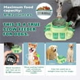thumbnail image 6 of KADTC Dog Puzzle Toys for Small/Medium/Large Dogs Slow Feeder w/Button Level 2 in 1 Boredom Busters Keep Them Busy Enrichment Toy Puzzles Food/Treat Dispenser Puppy Brain Mental Stimulation Game, 6 of 6