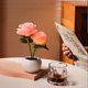 thumbnail image 1 of Lámpara de Cerámica con Forma de Rosa para Noche, Decoración para Dormitorio, Mesita de Noche, Regalo para Niñas, 1 of 1