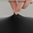 thumbnail image 3 of Non-Slip Round Bar Stool Covers 14x14 Inch - Waterproof Leather Seat Covers with Elastic Band | Kitchen Stool Protector for Home, Restaurant & Pub (Black), 3 of 6