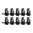 thumbnail image 4 of Outdoor String Light Clips - 10 Pcs Screw-Mount Weatherproof Hooks for Patio Lights & Gutter Hanging(Black), 4 of 6