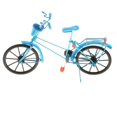 thumbnail image 3 of Bicicleta de Modelo 1:10 con Cesta Artesanal Juguete Zulema Juguete de bicicleta de bicicleta Diecast, 3 of 8