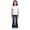 Dark Blue, variant on RTKFRFLM Girls Flare Jeans Slim Fit Stretchy Bell-Bottom Denim Trousers Blue 13-14 Years