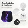 thumbnail image 4 of Daiia Purple And Blue Nebula Pattern Women's 2 in 1 Running Shorts - Lightweight Athletic Workout Gym Yoga Shorts Liner with Phone Pockets-X-Large, 4 of 7