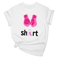 thumbnail image 2 of Busydd Womens Breast Cancer Shirts Inspirational Pink Ribbon Graphic Tees for Women Casual Versatile Cotton Crewneck Short Sleeve Summer Tops M, 2 of 3