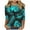 Multicolor Plus Size Blouse for Women_b, variant on CYMMPU Loose Fit Round Neck 3/4 Sleeve Tunic Tops Flower Printed Blouses for Women Dressy Casual Spring Tops Fall Fashion Shirts Lightweight Basic T-Shirts L