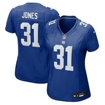 Women's Nike Nic Jones  Royal New York Giants Team Game Jersey
