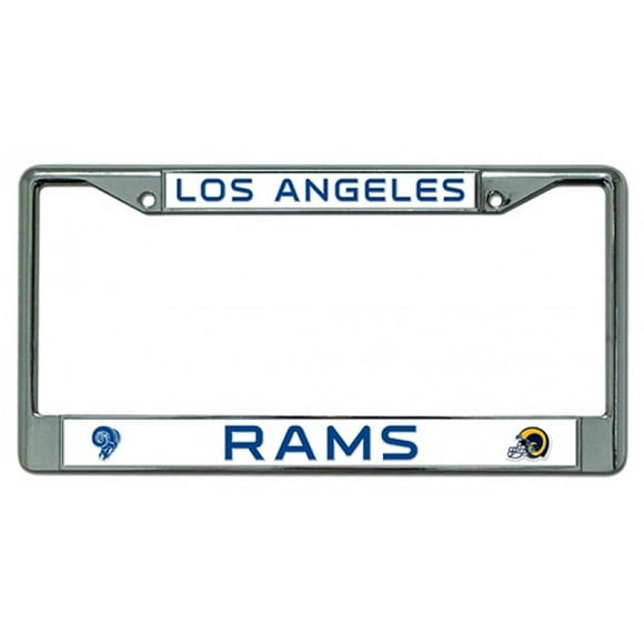 Los Angeles Rams Chrome License Plate Frame