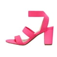 thumbnail image 2 of DREAM PAIRS Women's Chunky High Heel Open-Toe Sandals with Elastic Straps, 2 of 4