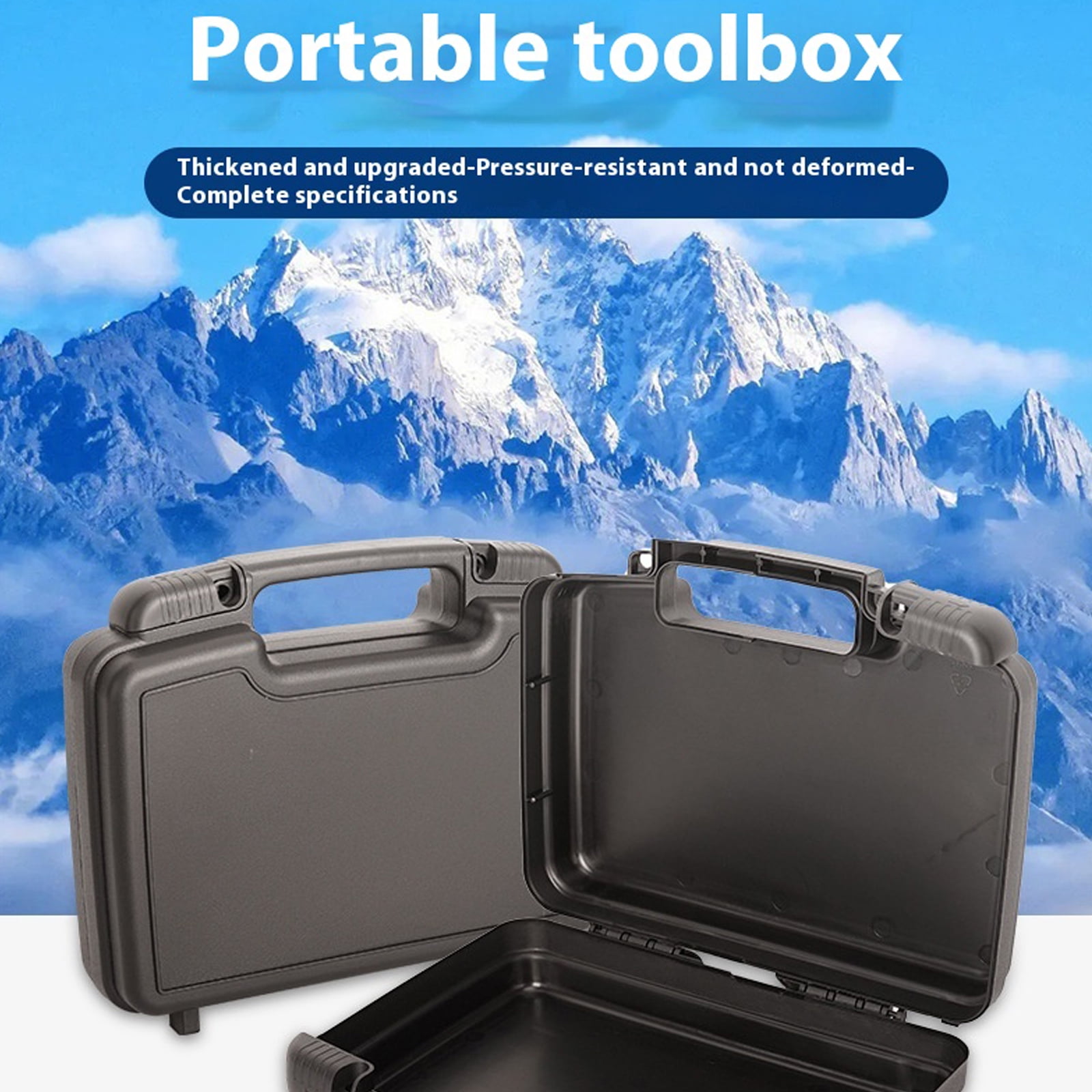 Heavy Duty Engineering PP Tool Organizers Compact Portable Design Tool Box Hard Carrying Case For Mechanics And DIYer