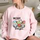 thumbnail image 1 of ICHUANYI Clearance Women Fashion Christmas Print Crewneck Long Sleeve Loose Sweatshirt Tops(Pink, L) ICHUANYI WER2023081509552, 1 of 5
