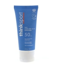 Think Sport Clear Zinc Active Facel Mineral Sunscreen For All Skin Tones Spf 50, 2 Oz