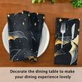thumbnail image 4 of JSTEL Bat Halloween Cloth Napkins Set of 6, 20x20 Inch Washable and Reusable Napkin for Decoupage Dinner Party Everyday Use, 4 of 6