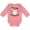 Mauve, variant on Inktastic My Second Christmas Santa with Candy Canes Boys or Girls Long Sleeve Baby Bodysuit