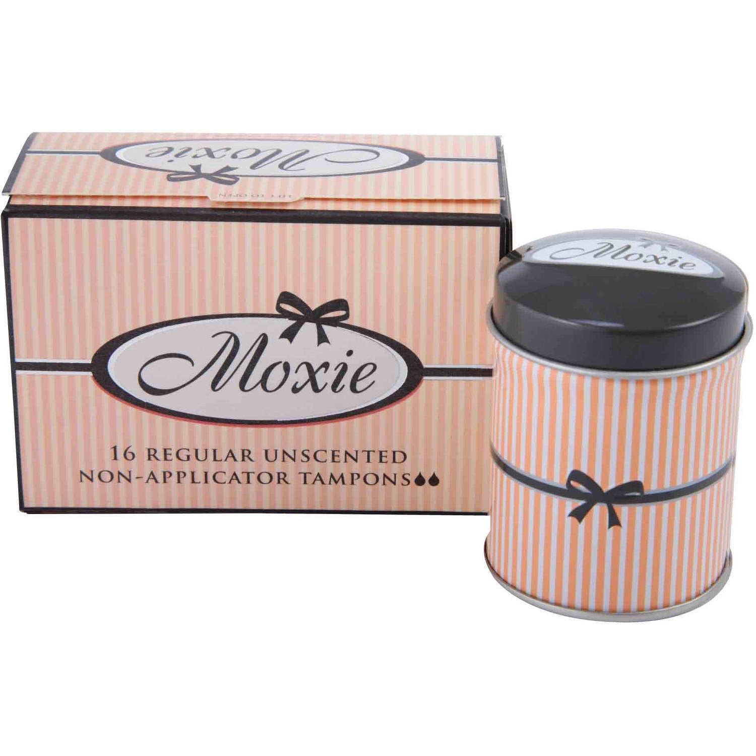 Moxie Regular Unscented Non Applicator Tampons 16 Count Pack Of 4