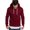 Burgundy, variant on YiZYiF Mens Long Sleeves Drawstring Hooded Sweatshirt Pullover Hoodie Casual Tops Undershirt Red S