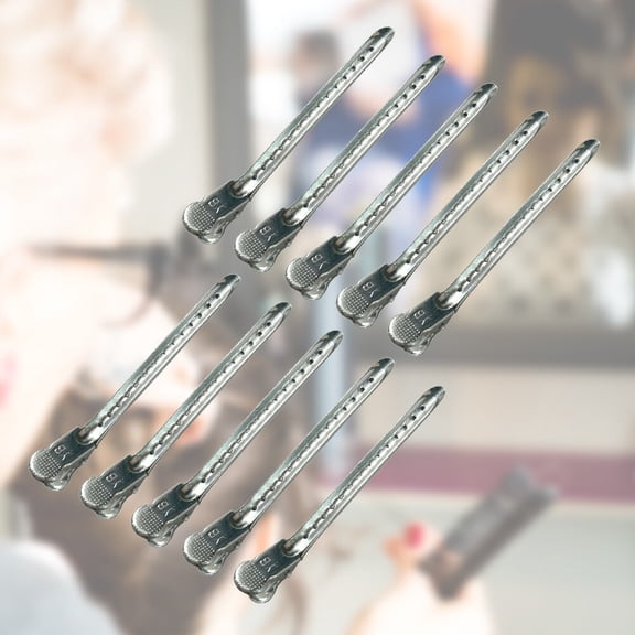 TABLETREANDS 10Pcs Duck Mouth Hair Clips For Salon Use With Metal Material For Sectioning Hair