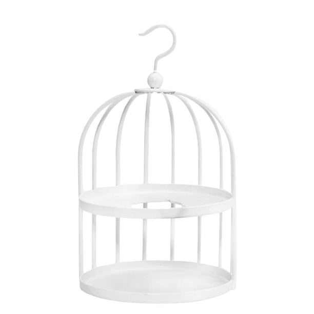 Sello de cera para horno de hierro, calentador de fuego, laca, forma moderna de jaula de pájaro. blanco