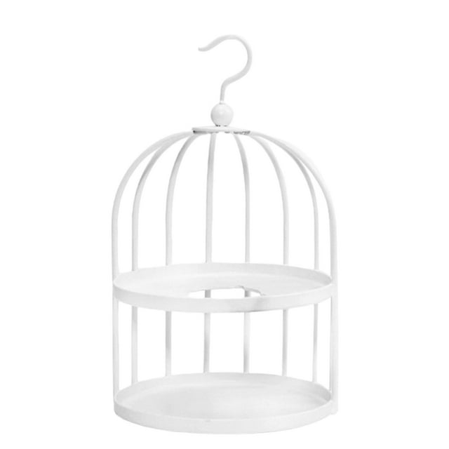 Rongfmy Iron Sealing Furnace Fire Birdcage for DIY Crafts Stamp White